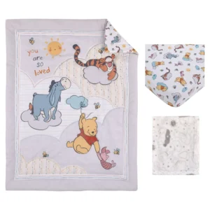 Winnie the Pooh So Loved Crib Bedding Set, 3-Pieces