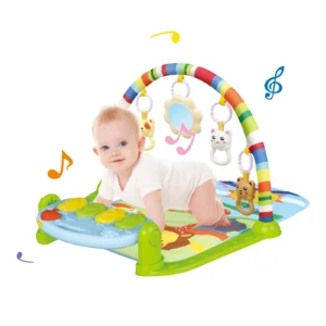 3 in 1 Baby Play Gym Mat, Kick and Play Piano Playmat