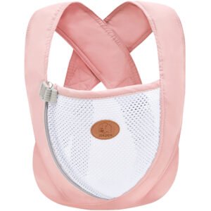 Adjustble Baby Wrap Carrier Breathable Ergonomic Infant Carrier in All Seasons,Pink