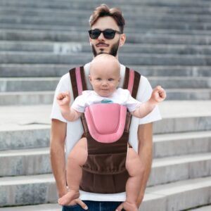 Baby Carrier Breathable Adjustable Wrap Sling Backpack Front Back Chest Infant Carrier Bag