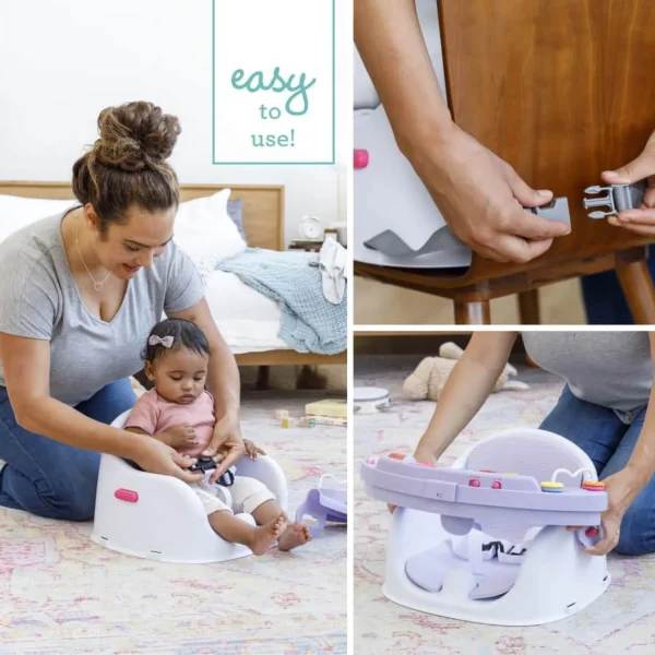 Music & Lights 3-in-1 Discovery Seat and Booster, 4-48 Months Unisex, Lavender - Image 3