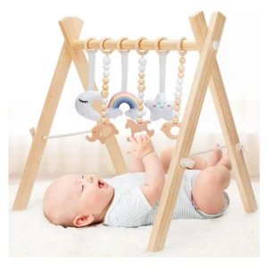 New Born Baby Products Educational Toys Foldable Wooden Baby Activity